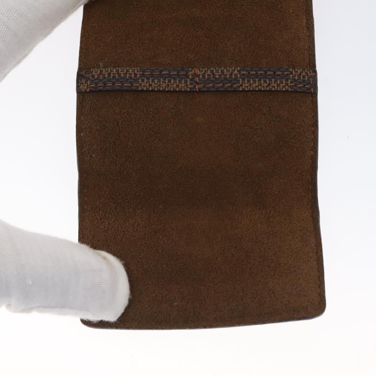 Louis Vuitton Cufflinks Case Damier, BROWN, CANVAS, Jewelry set