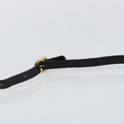 Salvatore Ferragamo Gancini Shoulder Bag Leather, BLACK, LEATHER, Shoulder bag