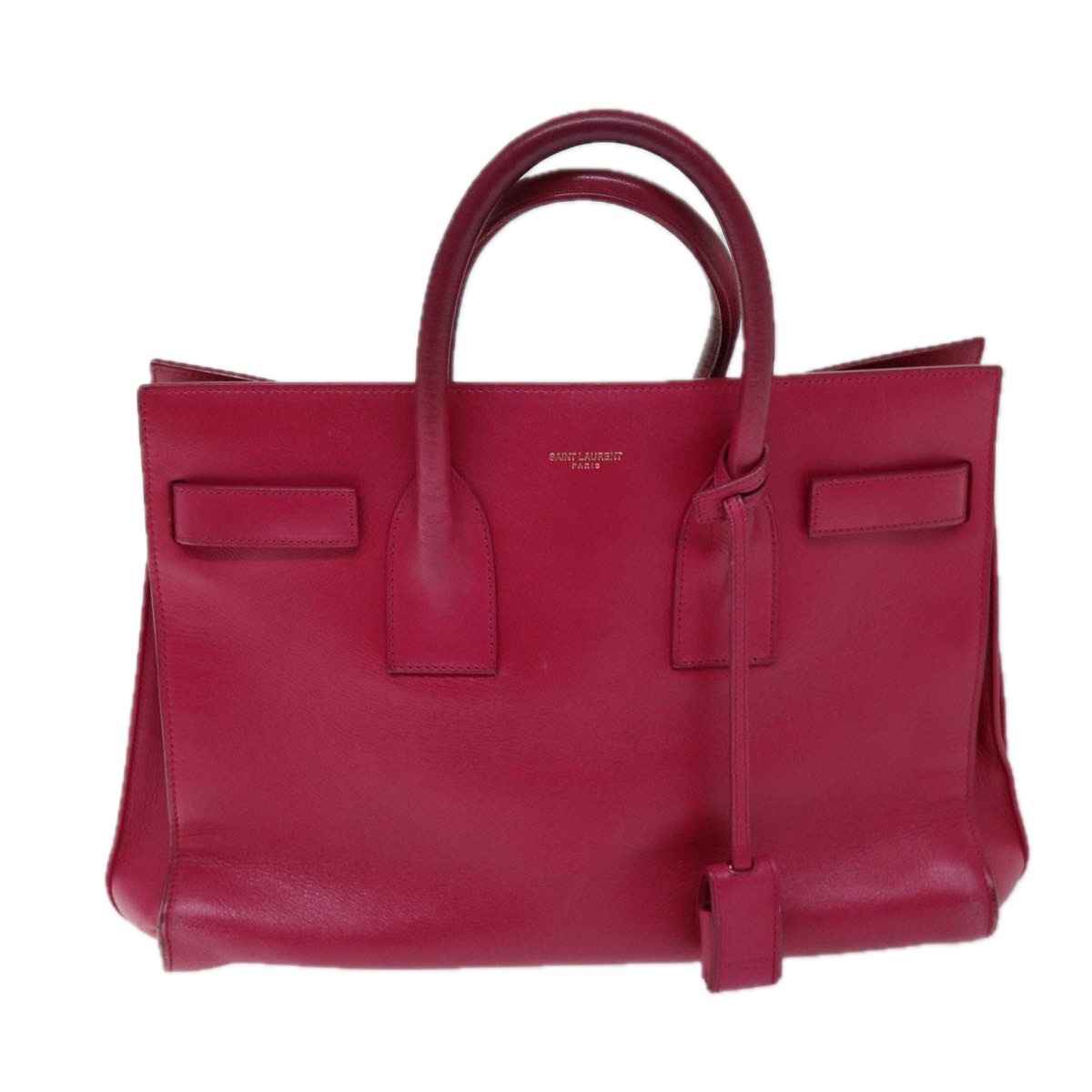 Saint Laurent Sac de Jour Carryall Bag Leather, PINK, LEATHER, Handbag