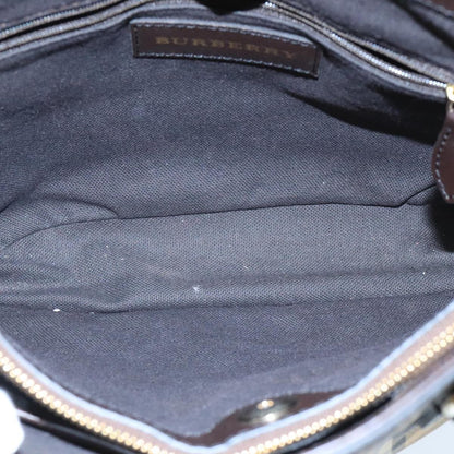 Burberry Newfield Tote Haymarket Coated Canvas, BEIGE, CANVAS, Tote bag