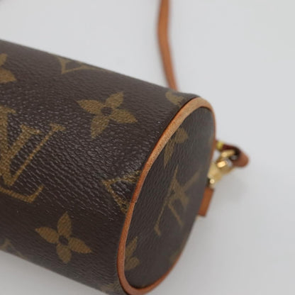 Louis Vuitton Papillon Pochette Monogram Canvas, BROWN, CANVAS, Handbag