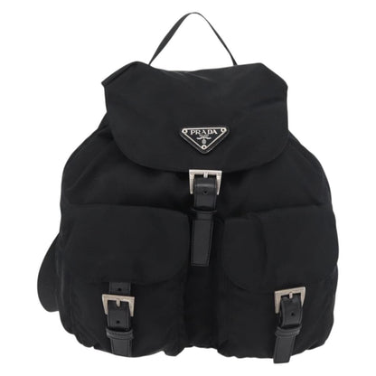 Prada Sac à dos Re-nylon nylon, Black, Nylon, Backpack