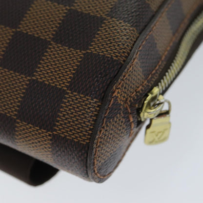 Louis Vuitton Geronimos Waist Bag Damier, BROWN, CANVAS, Travel bag