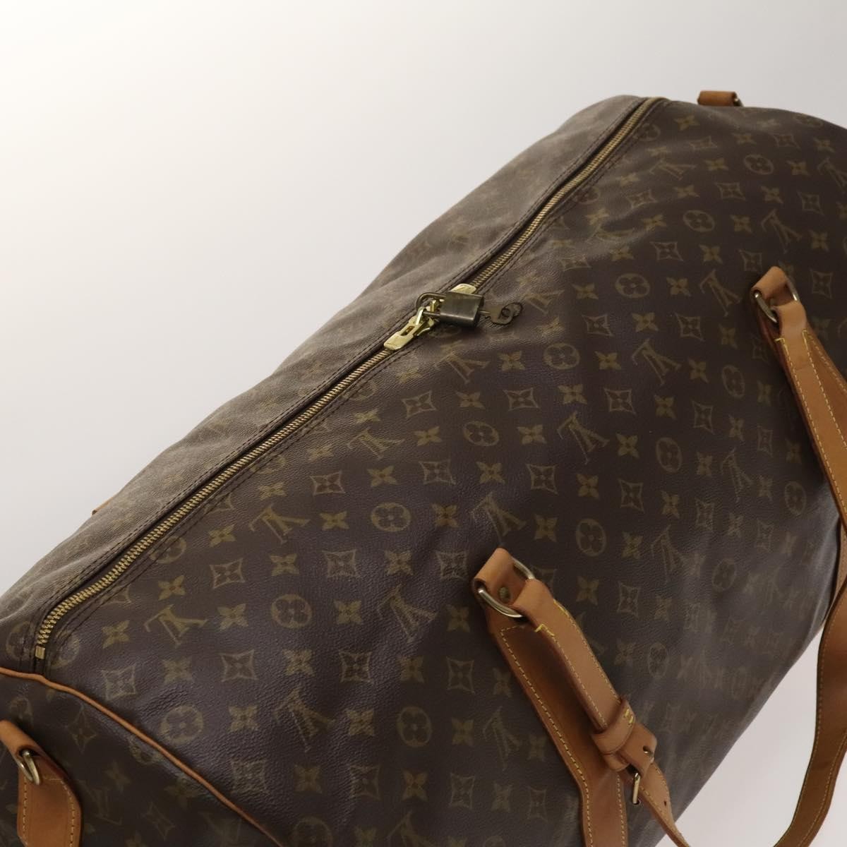 Louis Vuitton Sac Polochon Handbag Monogram Canvas, BROWN, CANVAS, Handbag