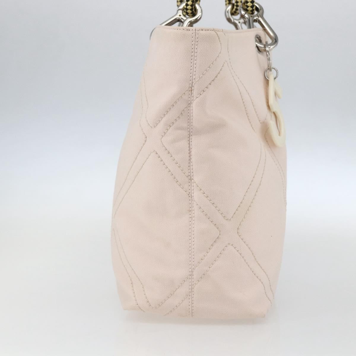 Chanel Vintage Cruise Line No.5 Tote Quilted Canvas, PINK, CANVAS, Tote bag
