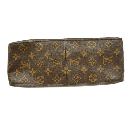 Louis Vuitton Looping Handbag Monogram Canvas, BROWN, CANVAS, Shoulder bag