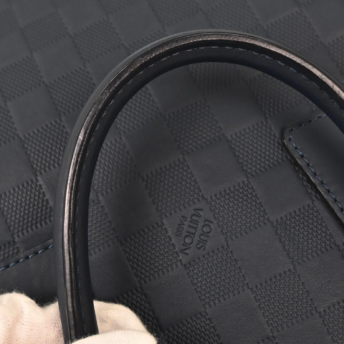 Louis Vuitton Porte-Documents Jour Bag Damier Infini Leather, NAVY, LEATHER, Briefcase