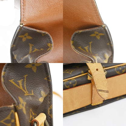 Louis Vuitton Cartouchiere Handbag Monogram Canvas, BROWN, CANVAS, Shoulder bag