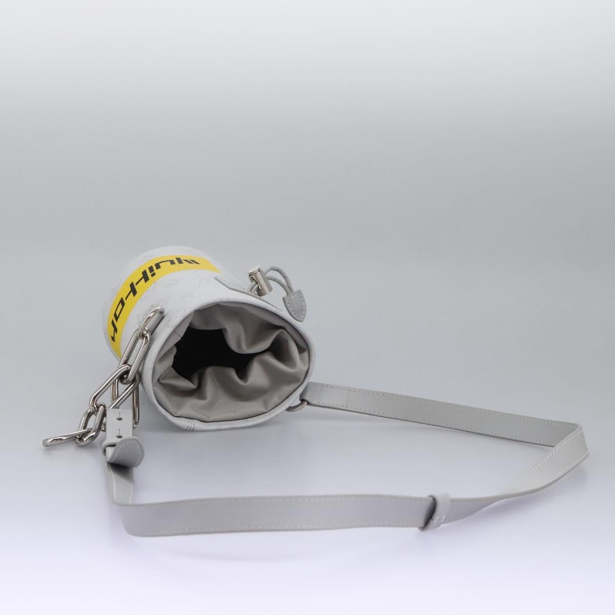 Louis Vuitton Chalk Nano Bag Limited Edition Logo Story Monogram Canvas, GRAY, CANVAS, Handbag