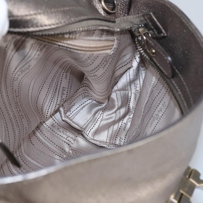 Salvatore Ferragamo Sofia Satchel Leather, SILVER, LEATHER, Handbag