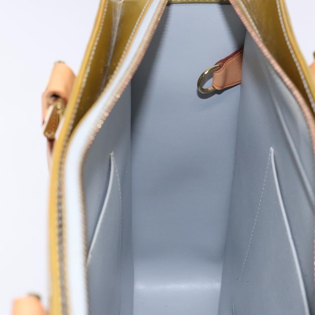 Louis Vuitton Columbus Handbag Monogram Vernis, BEIGE, PATENT_LEATHER, Tote bag