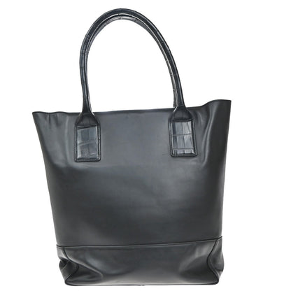 Bottega Veneta Open Tote Leather, Black, Leather, Tote Bag