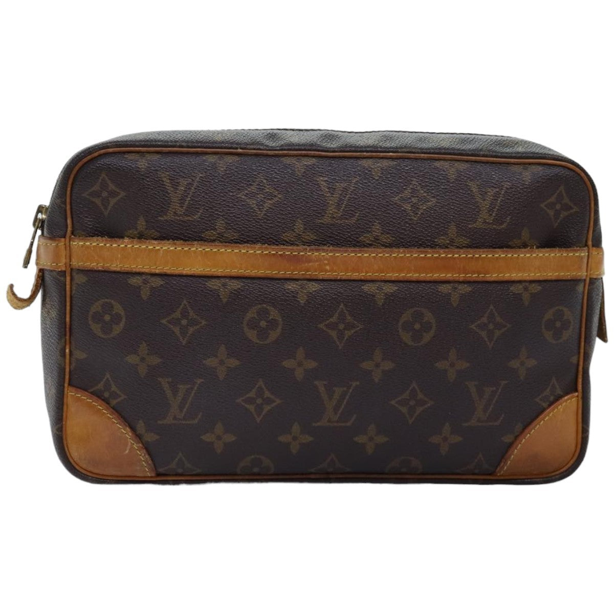 Louis Vuitton Compiegne Canvas, BROWN, CANVAS, Clutche & pouche