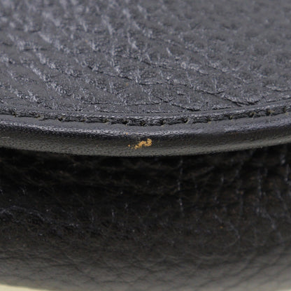 Christian Dior CD Shoulder bag Leather, BLACK, LEATHER, Shoulder bag