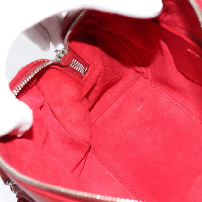 Saint Laurent Classic Baby Duffle Bag Leather, RED, LEATHER, Travel bag