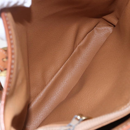 Celine Vintage Macadam Tote bag Canvas and Leather, BEIGE, CANVAS, Tote bag