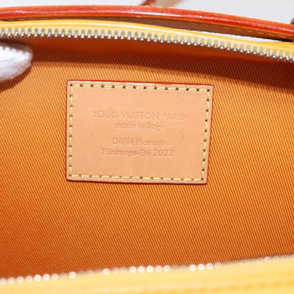 Louis Vuitton Handle Soft Trunk Bag Monogram Taurillon Leather, Yellow, Leather, Clutch
