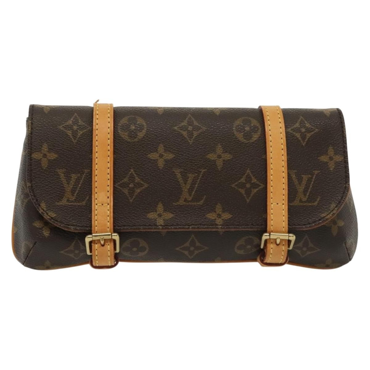 Louis Vuitton Marelle Waist Bag Monogram Canvas, BROWN, CANVAS, Travel bag