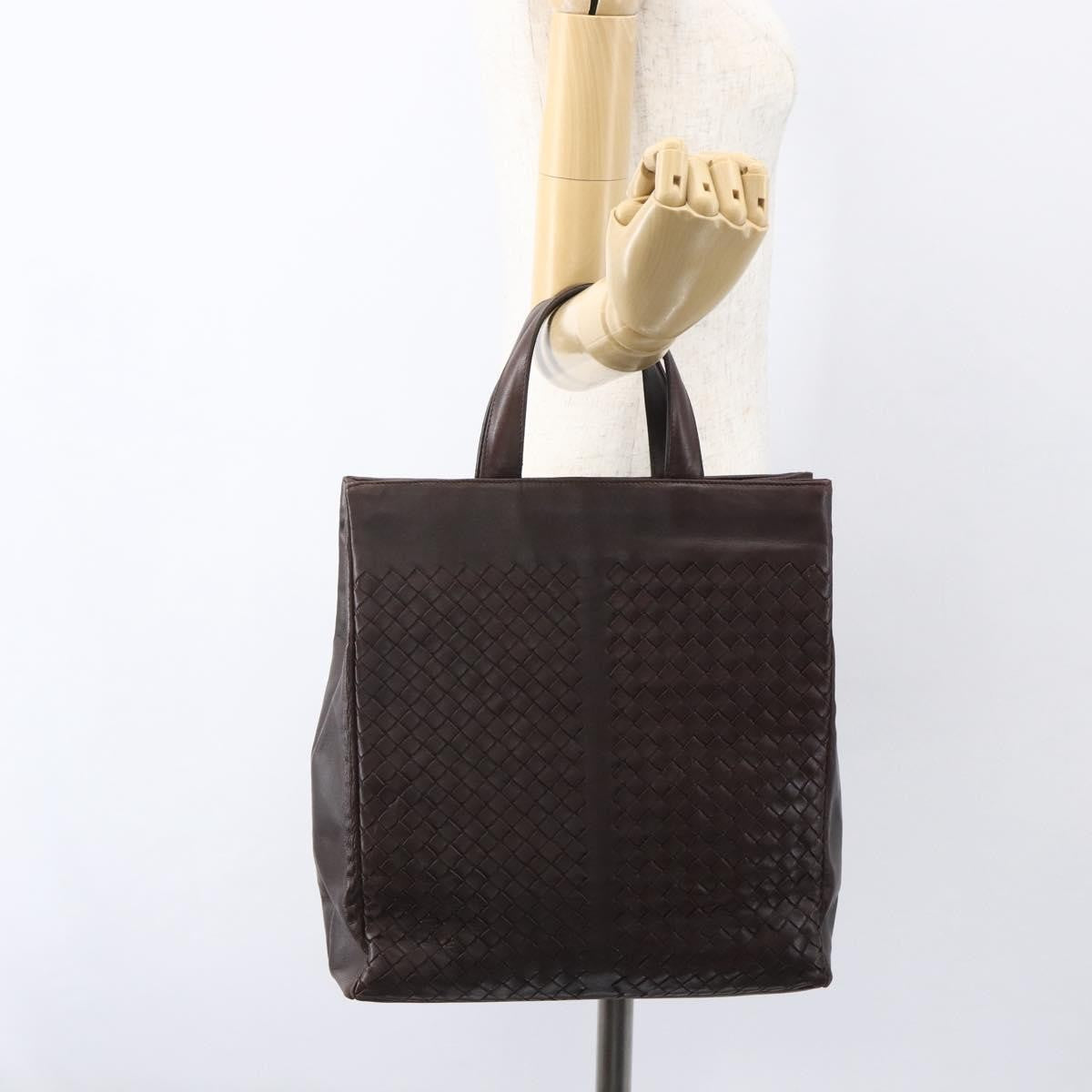 Bottega Veneta Intrecciato Handbag Leather, BROWN, LEATHER, Handbag