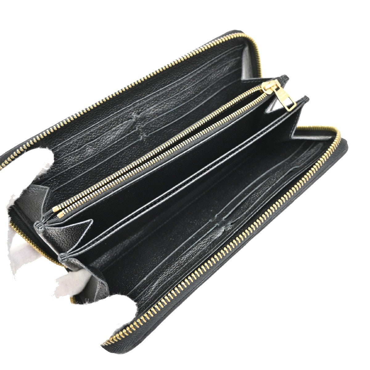 Louis Vuitton Portefeuille zippy Monogramme Empreinte Monogramme Empreinte, BLACK, LEATHER, Wallets