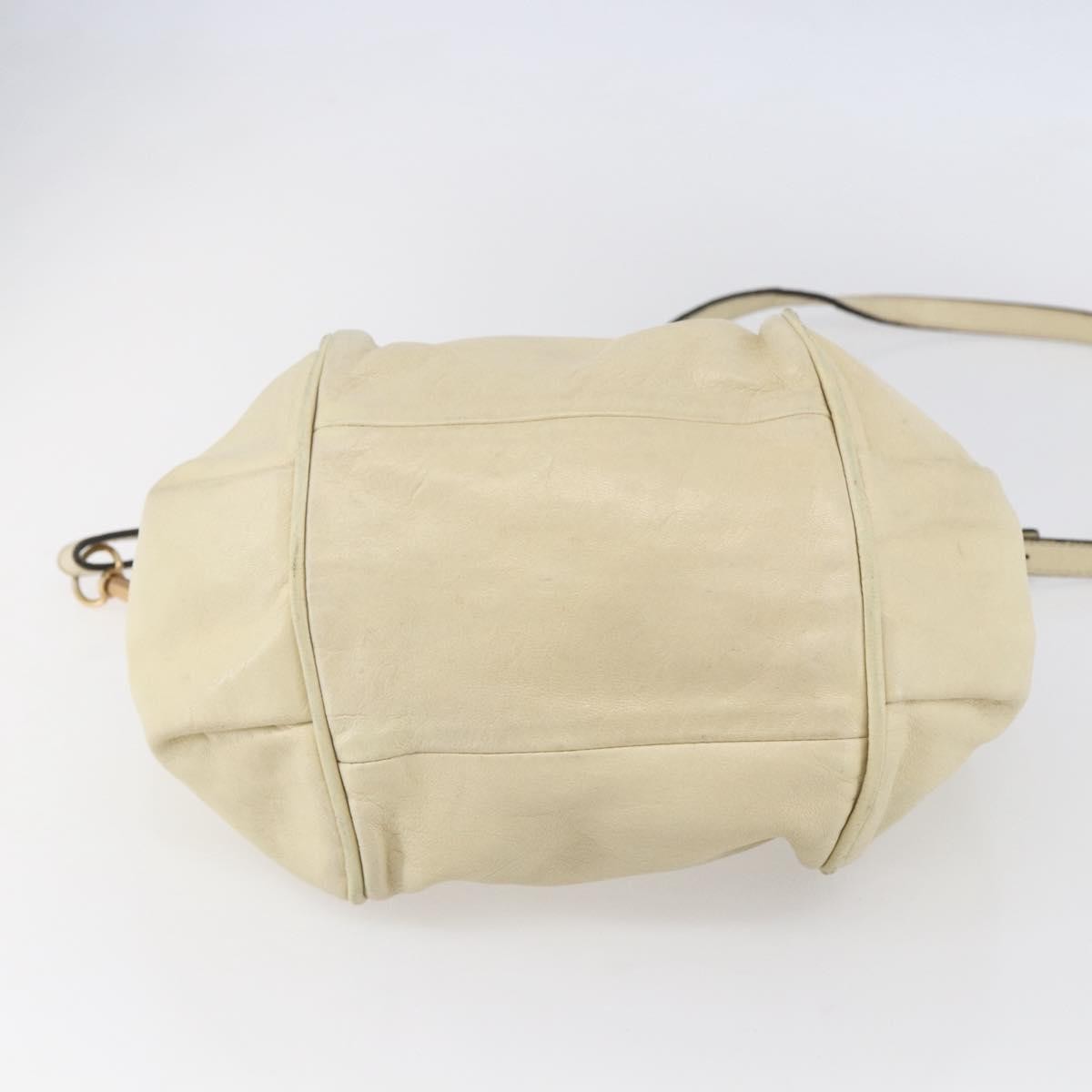 Chloe Ethel Handbag Leather, WHITE, LEATHER, Handbag