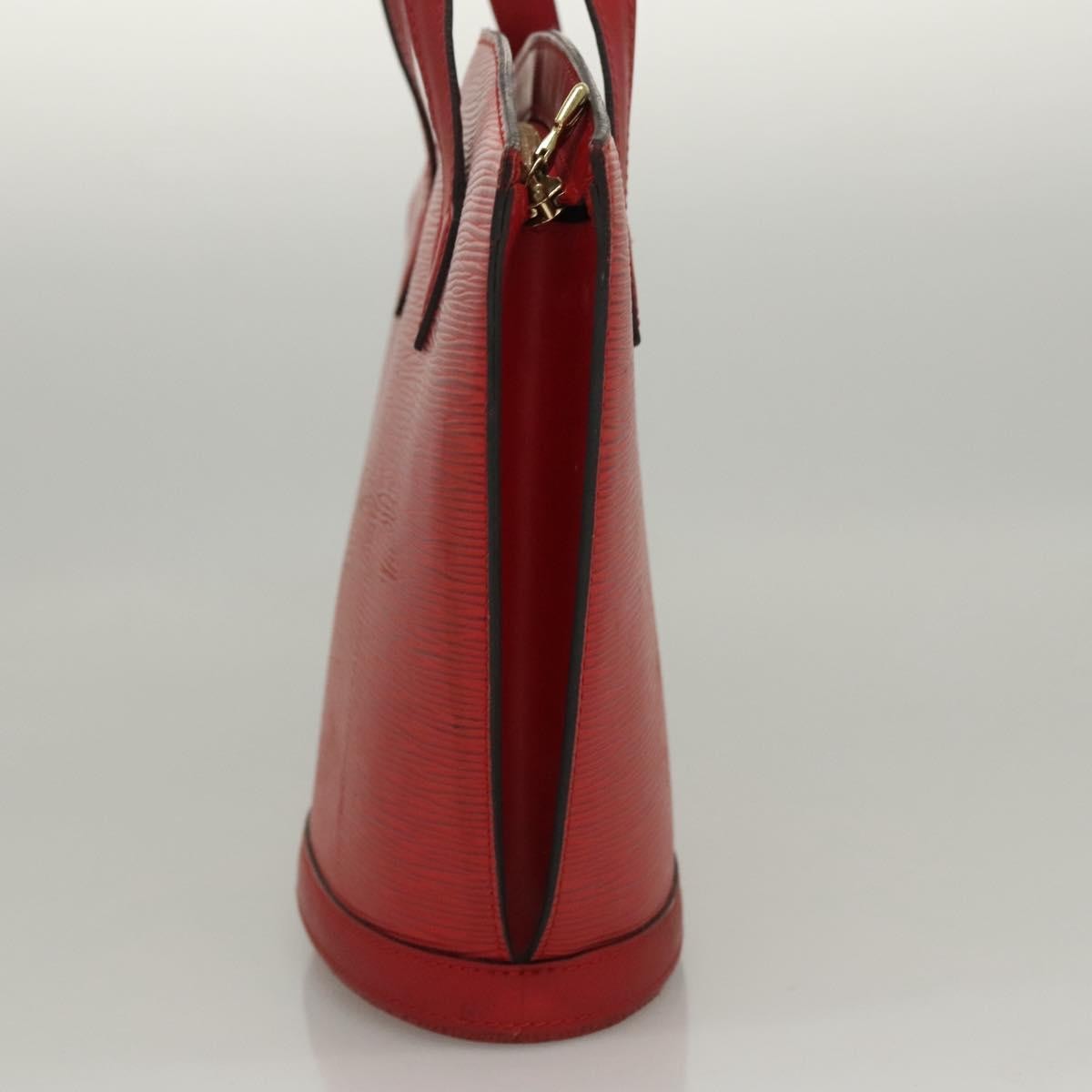 Louis Vuitton Saint Jacques Handbag Epi Leather, RED, LEATHER, Shoulder bag