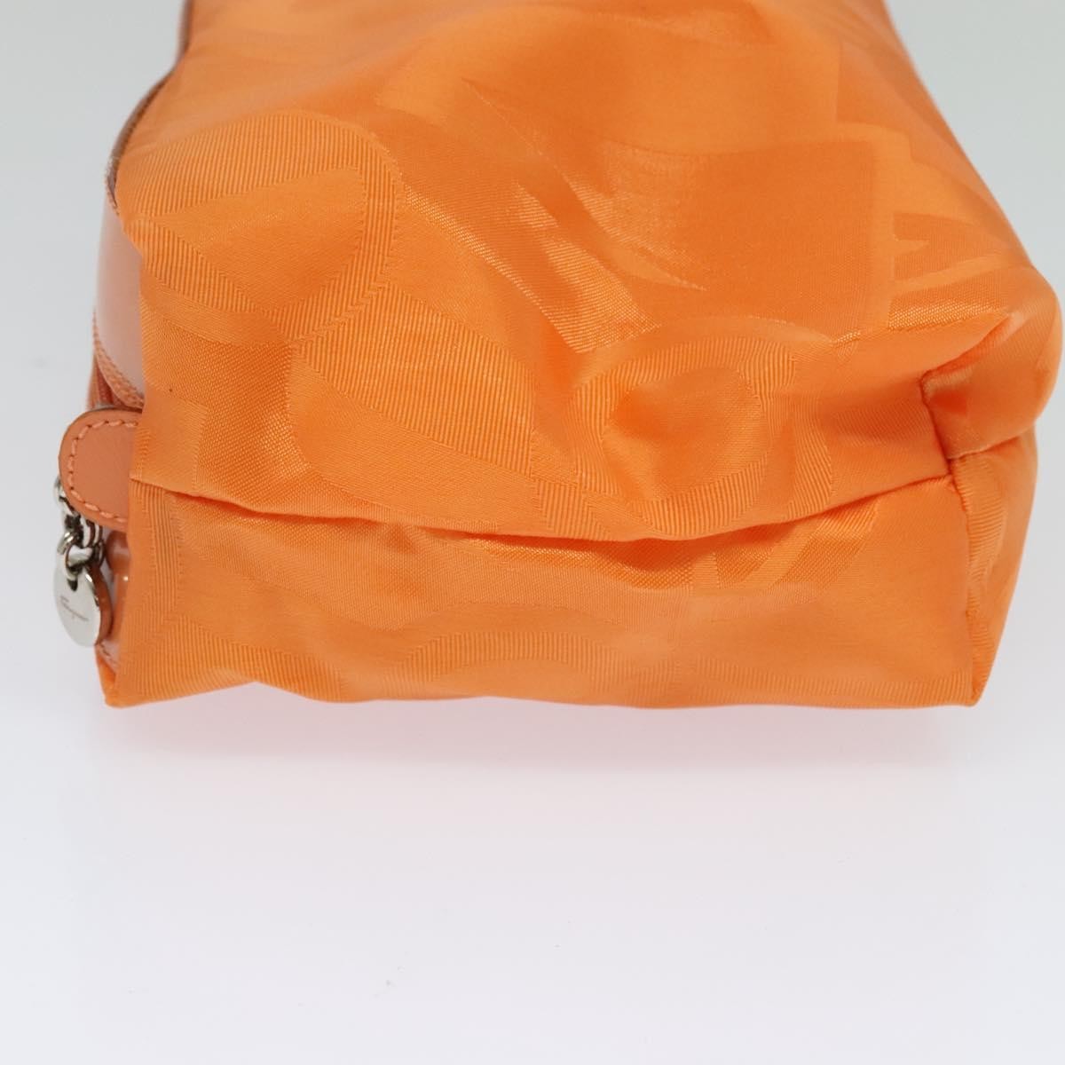Salvatore Ferragamo Vintage Shoulder Bag Nylon, ORANGE, NYLON, Shoulder bag