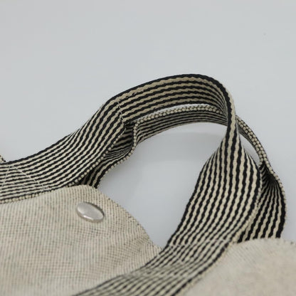 Hermes Fourre Tout Tote Canvas, GRAY, CANVAS, Tote bag