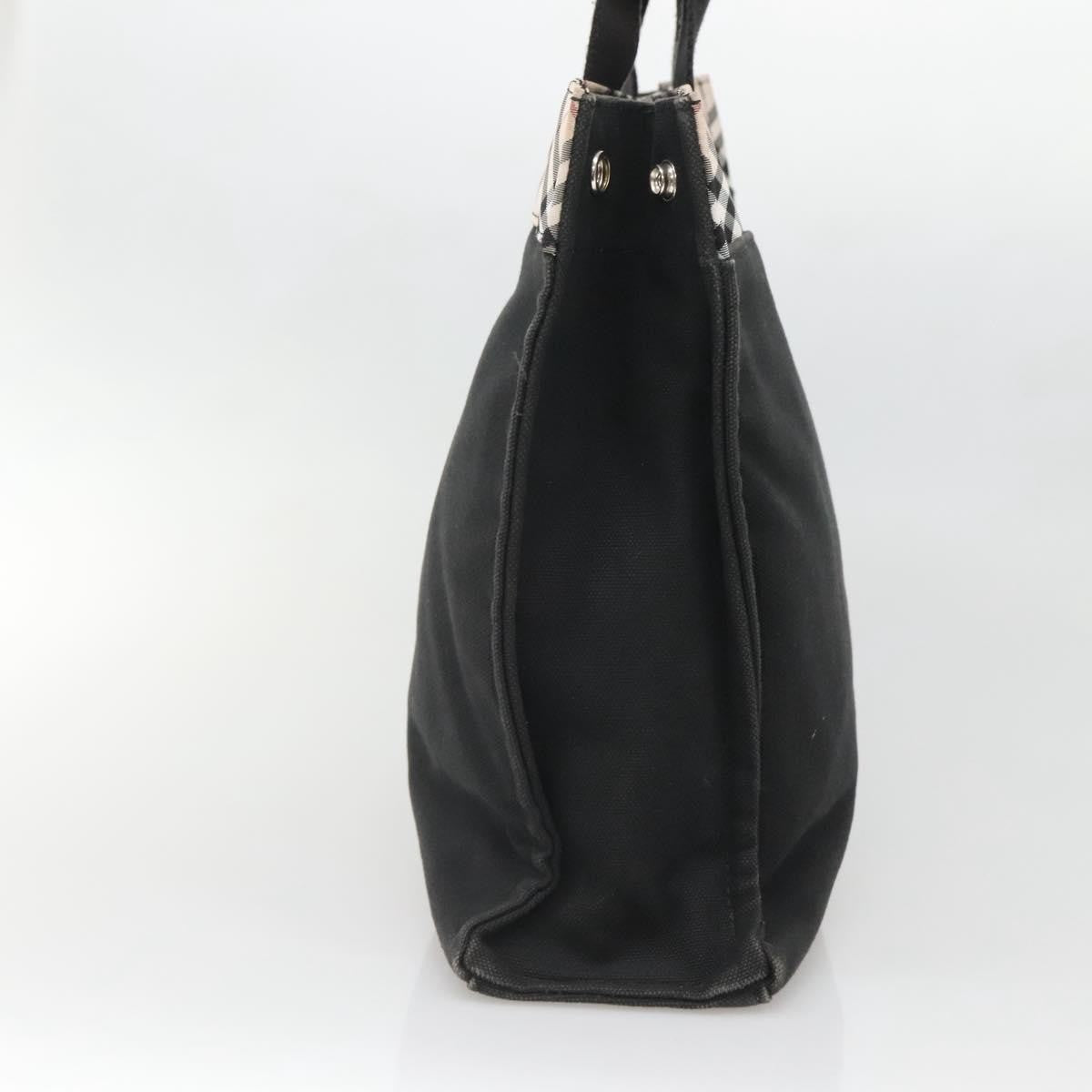 Burberry Nova Check Tote canvas check pattern, BLACK, CANVAS, Tote bag