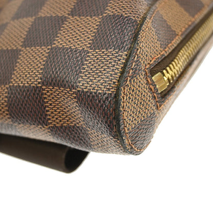 Louis Vuitton Geronimos Waist Bag Damier, BROWN, CANVAS, Clutche & pouche