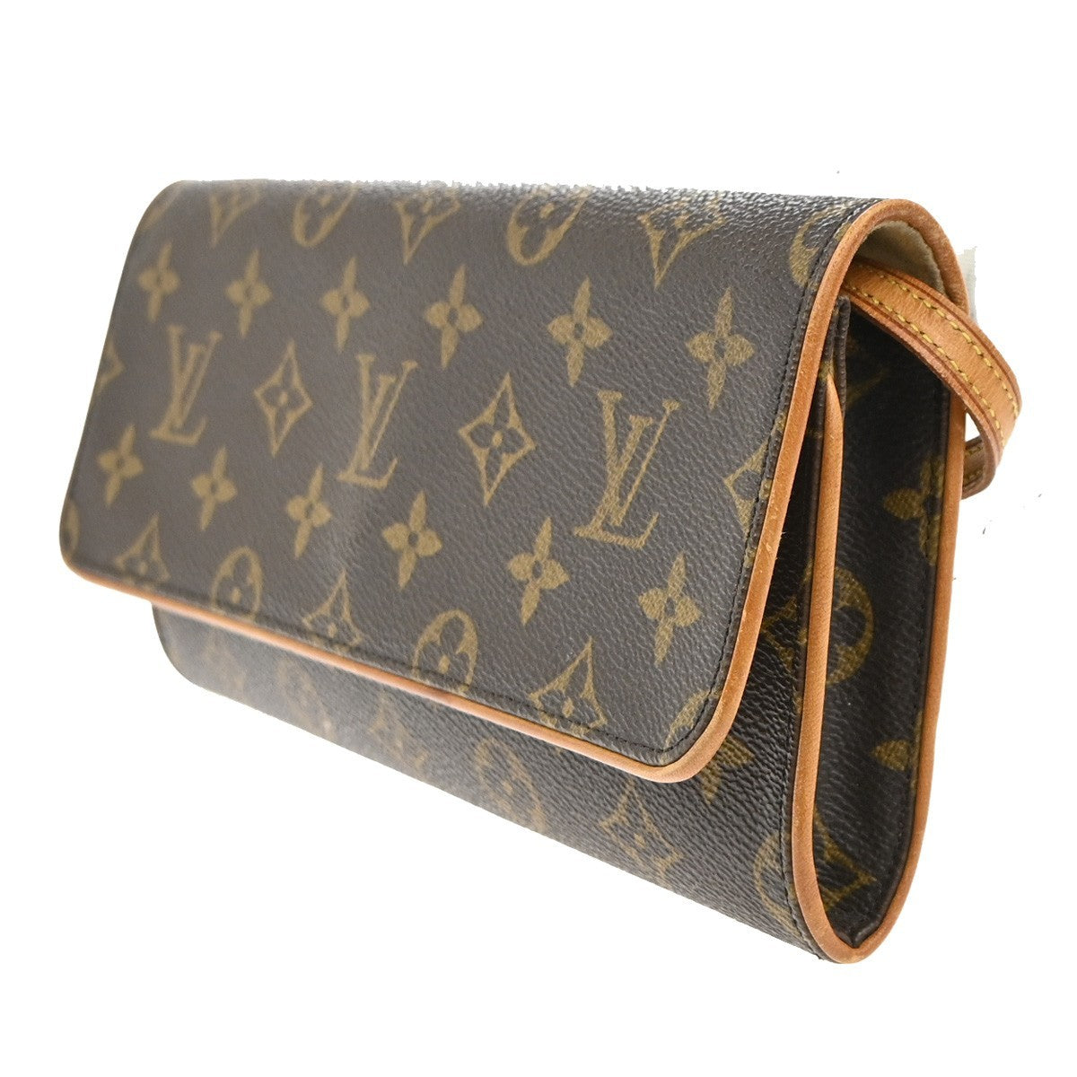 Louis Vuitton Twin Handbag Monogram Canvas, BROWN, CANVAS, Shoulder bag