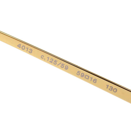 Chanel Logo CC Sunglasses Metal, BROWN, GOLD_PLATED, Sunglasse