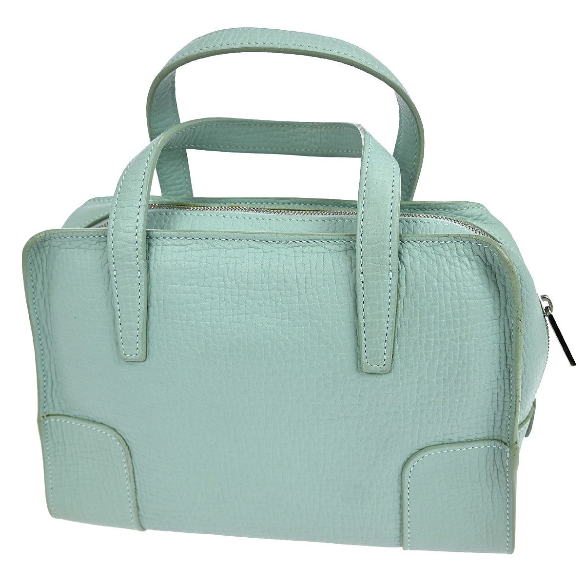 Loewe Vintage Handbag Leather, BLUE, LEATHER, Handbag
