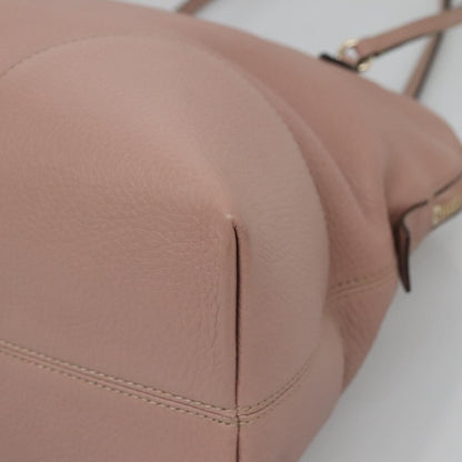 Gucci Bree Dome Tote Leather, PINK, LEATHER, Shoulder bag