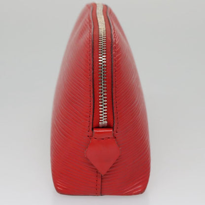 Louis Vuitton Cosmetic Pouch Epi Leather, RED, LEATHER, Clutche & pouche