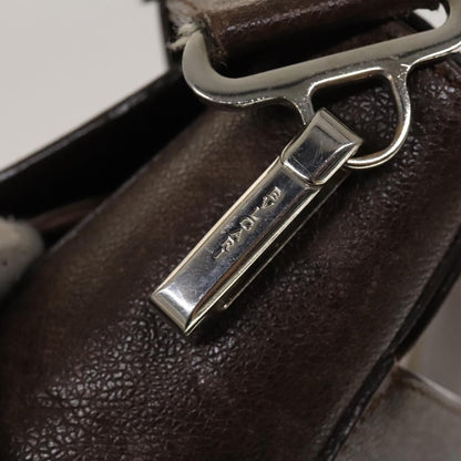 Bvlgari Flap shoulder Bag Leather, Brown, Leather, Shoulder Bag