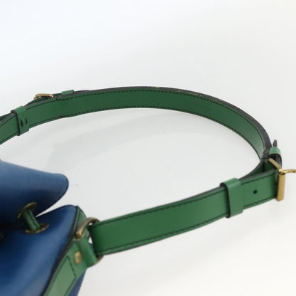 Louis Vuitton Bicolor Noe Handbag Epi Leather, Blue, Leather, Shoulder Bag