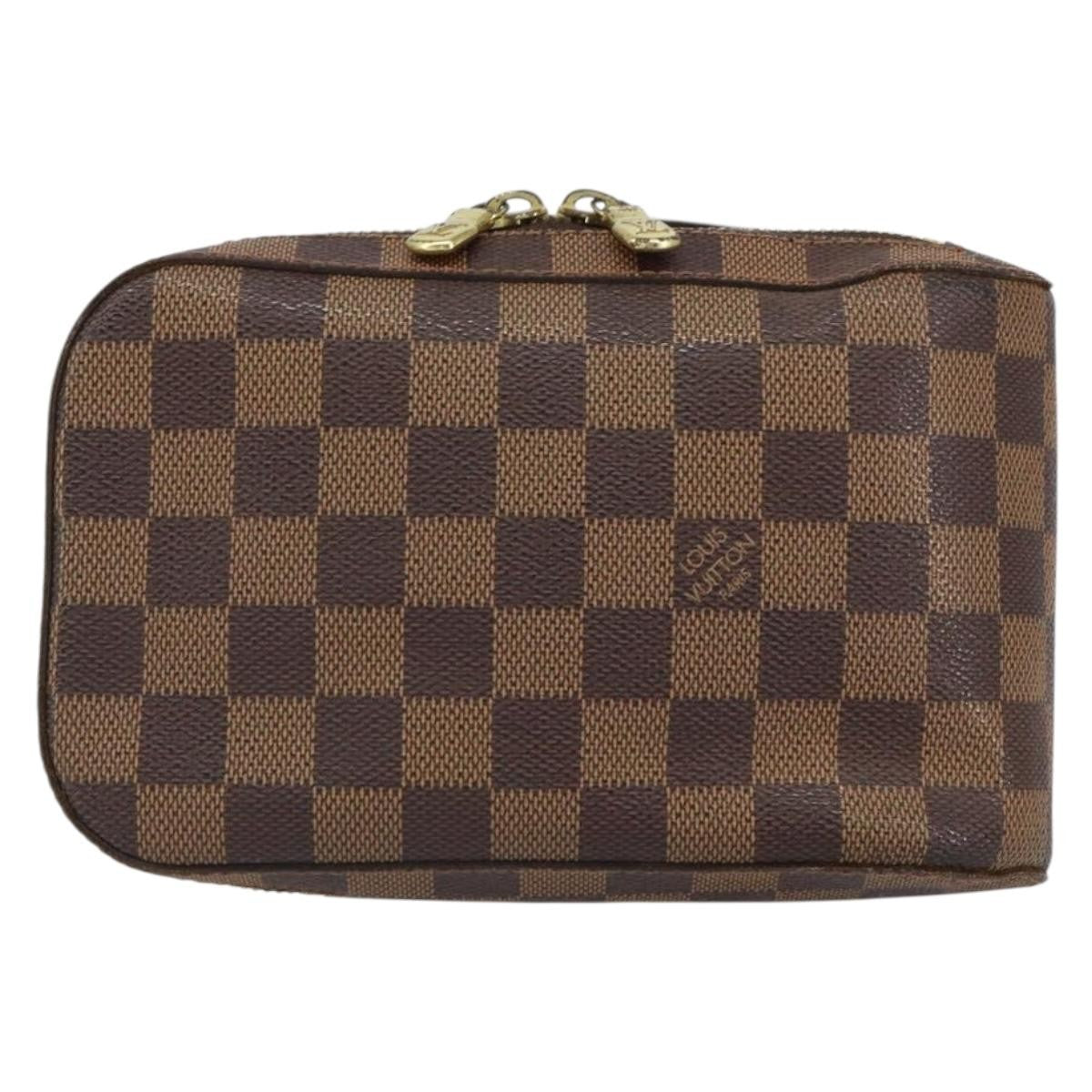 Louis Vuitton Geronimos Waist Bag Damier, BROWN, CANVAS, Shoulder bag