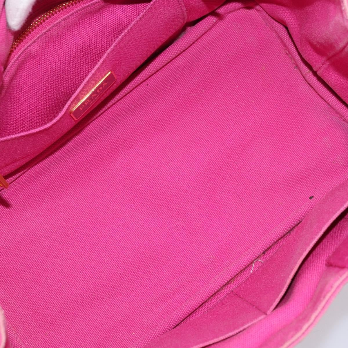 Prada Canapa Tote Canvas, Pink, Canvas, Tote Bag
