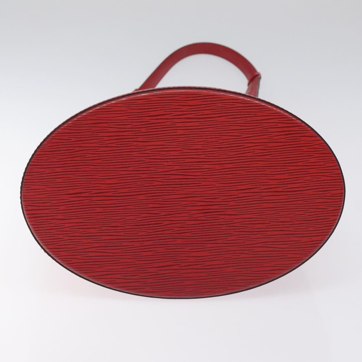 Louis Vuitton Cluny Shoulder Bag Epi Leather, RED, LEATHER, Shoulder bag