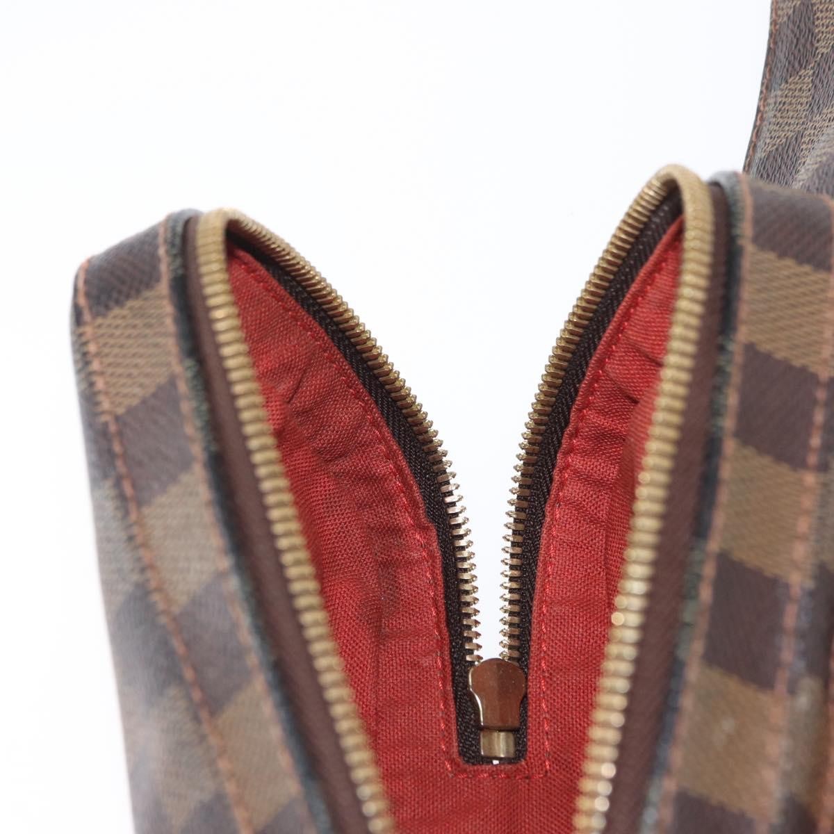 Louis Vuitton Geronimos Waist Bag Damier, BROWN, CANVAS, Shoulder bag