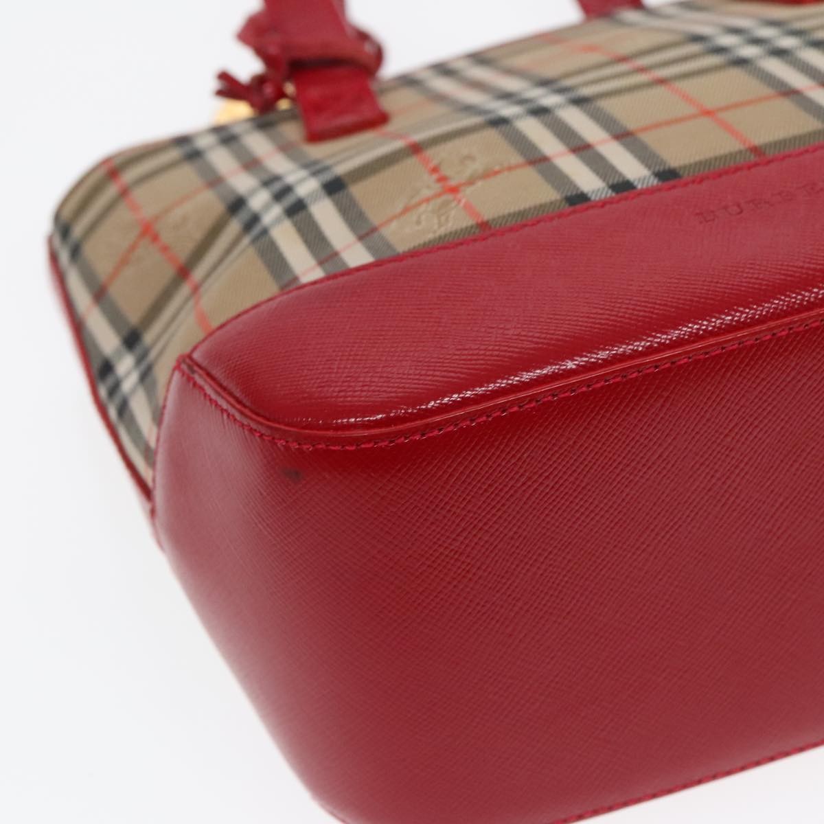 Burberry Nova Check Handbag Nova Check Canvas, BEIGE, CANVAS, Handbag