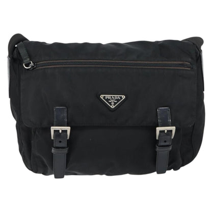 Prada SHOULDER BAG NYLON Black, BLACK, NYLON, Shoulder bag