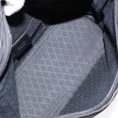 Gucci Zip Hobo Canvas, BLACK, CANVAS, Shoulder bag