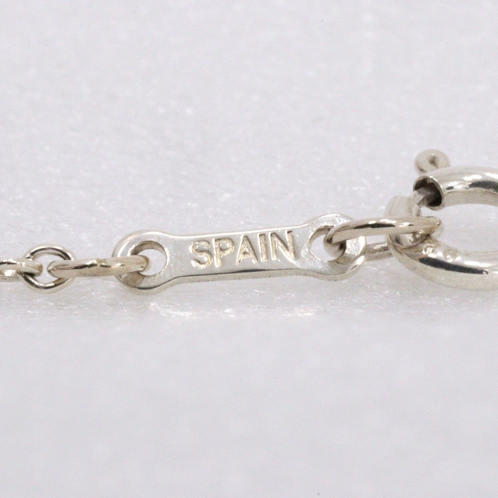 Tiffany & Co. Elsa Peretti Open Heart Pendant Necklace Sterling Silver, SILVER, SILVER, Necklace