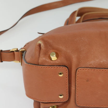 Chloe Angie Tote Leather, PINK, LEATHER, Tote bag