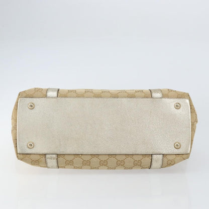 Gucci Abbey Tote GG Canvas, BEIGE, CANVAS, Tote bag