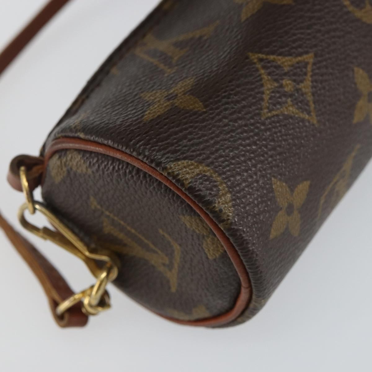 Louis Vuitton Papillon Pochette Monogram Canvas, BROWN, CANVAS, Handbag