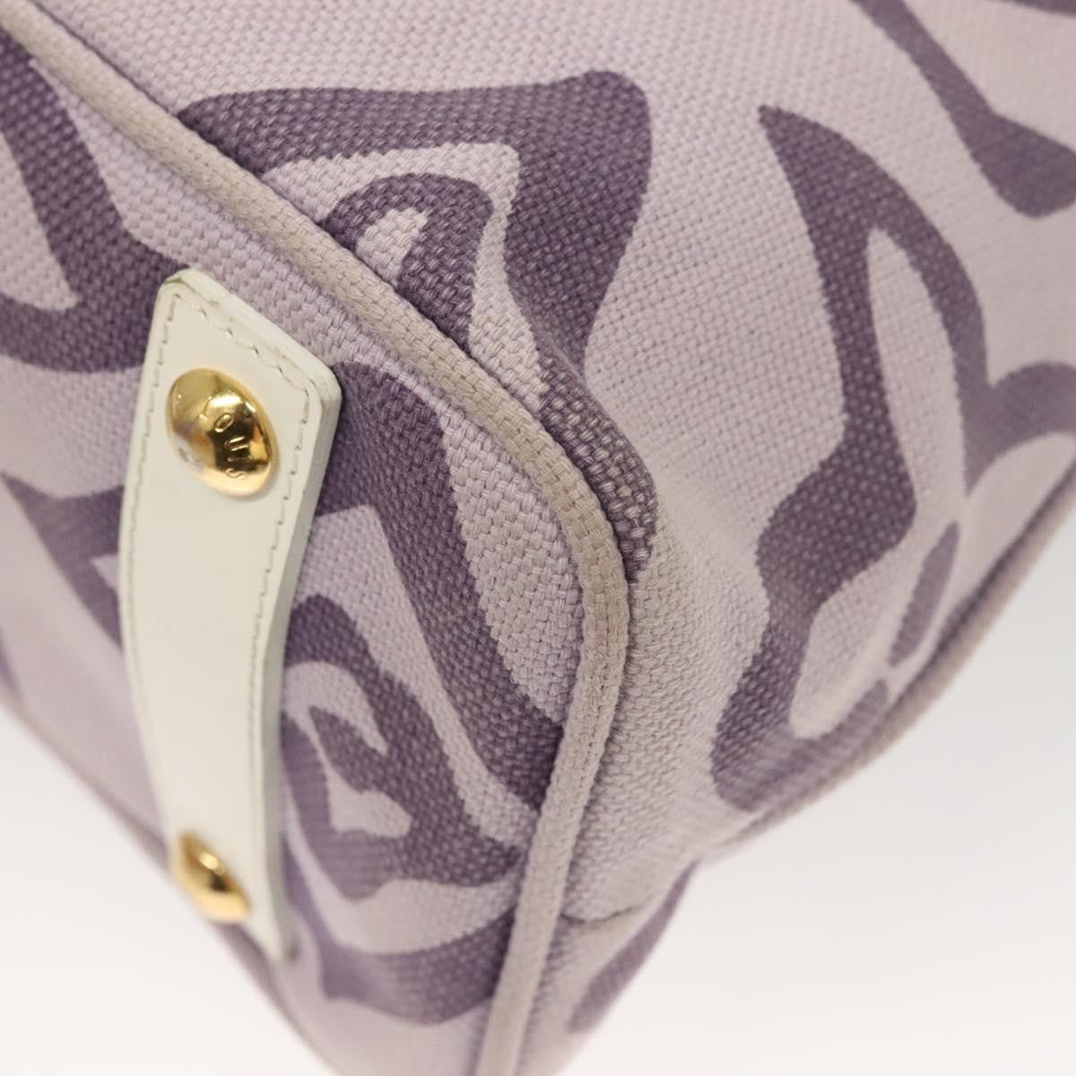 Louis Vuitton Tahitienne Cabas Canvas, PURPLE, CANVAS, Tote bag