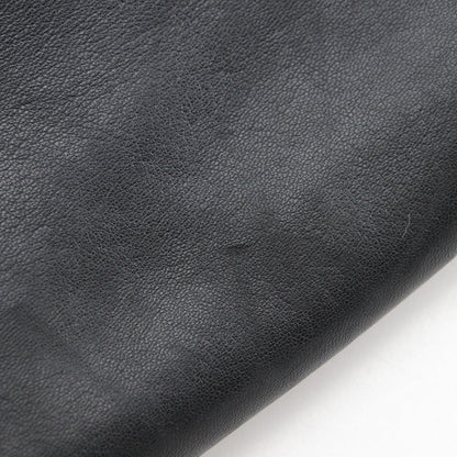 Chanel Studded CC Accordion Flap Bag Leather, BLACK, LEATHER, Handbag